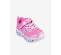Skechers Gore & Strap Thematic Wrap Sneaker Runners Girls C5 (22) Pink