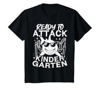 Kids Funny Shark with Sunglasses Ready to Attack Kindergarten T-Shirt