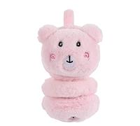 Kids Furry Winter Earmuffs Cute Bear Thick Fleece Warm Earmuffs Soft Warm Fleece Cushioned Ear Warmers Girls Boys Flexible Ear Covers Plush Windproof Skiing Ear Protector Xmas Gift Birthday Gift