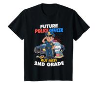 Kids Future Police Officer 2nd Grade Back to School Boys Kids T-Shirt