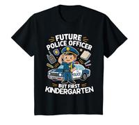 Kids Future Police Officer Kindergarten Back to School Boys Kids T-Shirt