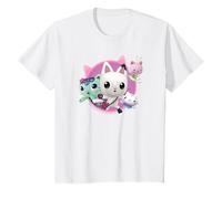 Kids Gabby's Dollhouse Group Cats T-Shirt