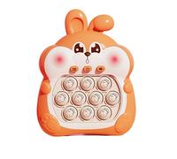 Kids Game Console for Stress and Puzzle Engagement - Educational Toy Set for Children (Orange, One Size)