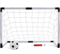 Kids Garden Football Goal Set 2 in 1 - Unleash Fun for Little Champions! Size: 1.2m W x 0.8m H. Includes Goal, Net, Ball, and Pump