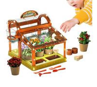 Kids Gardening Greenhouse Growing Kit with Grow Lights