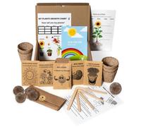 Kids Gardening Set, Grow Your own kit for Children, Wildflower Seeds, Garden Set for Kids, Seed Kits for Kids, Kids Survival kit, Childrens Gardening