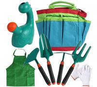 Kids Gardening Tools - Childrens Gardening Set, Safe Garden Exploration | Plant Growth Observation Kit, educational tool, Gardeners Repotting Soil Mixing for kids Digging Trimming Watering