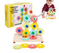 Kids Gears Toys | Wood Kids Gear Puzzle Table Game - Multifunctional Critical Thinking Toy for Schools Daycare Centers