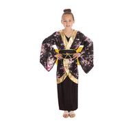 Girls Japanese Chinese Geisha Around the World Fancy Dress Costume Outfit 4-12 years (4-6 years)