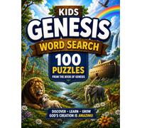 Kids Genesis Word Search: 100 Bible Word Search Puzzles for Kids Ages 6-10 | Christian Activity Book from the Book of Genesis