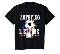 Kids Geschenk Schulkind Schulanfang Aufstieg 1. Klasse Fußball T-Shirt