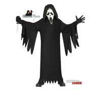Kids Ghost Face 25th Anniversary Deluxe Scream Costume Sparkling - 12-14 Years