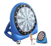 Kids Giant Inflatable 5Ft Football Target, Kicking Dar Board Game with Magic Balls & Water-fill Base, Interactive Bullseye Soccer Game, Outdoor Garden Toy for Kids & Families Without air pump