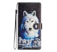 Kids Gifts Phone case Wallet for Oneplus Nord CE4 Lite 5G Phone Cover Travel Package Cartoon School Children Birthday Party Christmas/Birthday Gift Smart Folio Case with wolf pack motif