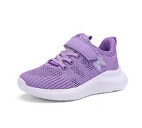 Kids Girl Comfortable Fashion Sneakers for Outdoor School Running Walking Travel Shoe for Girls Size 1