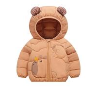 Kids Girl Long Winter Coats Thick Puffer Winter Coat Teens Packable Hoody Padded Winter Coats Solid Color Thermal Snow Outwear Windproof Outdoor Softshell Down Jacket with Pockets