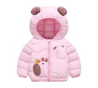 Kids Girl Long Winter Coats Thick Puffer Winter Coat Teens Packable Hoody Padded Winter Coats Solid Color Thermal Snow Outwear Windproof Outdoor Softshell Down Jacket with Pockets