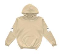 Kids Girl Sweater,Girls Hoodies & Sweatshirts Cozy Hoodie for Kids - Long Sleeve Printed Pullover Sweatshirt with Casual Fit for Autumn Winter Wear (Khaki, 7-8 Years)