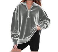 Kids Girl Sweater,Girls Hoodies & Sweatshirts Practical Everyday Casual Outerwear for Kids - Soft Long Sleeve Graphic Hoody Top (Grey, 4-5 Years)