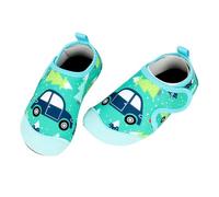 Kids Girls Boys Water Shoes Soft Sole Non Slip Quick Dry Swim Shoes Toddlers Baby Aqua Socks Cute Print Beach Shoe Children Swim Socks for Beach Swimming Pool