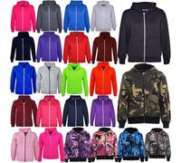 A2Z 4 Kids Tie Dye Full Zip Hoodie - Zipper Navy 9-10 FBA