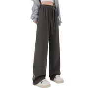 Kids Girls Cargo Trousers Elasticated Waist Drawstring Casual Trouser Pant Joggers Sports Yoga Pull on Comfortable Pants White Black Red Pink Green