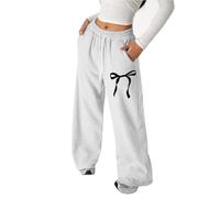 Kids Girls Cargo Trousers Elasticated Waist Drawstring Casual Trouser Pant Joggers Sports Yoga Pull on Comfortable Pants White Black Red Pink Green
