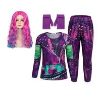 Kids Girls Disguises Mal Costume Descendant Descendant Isles Of The Lost Deluxe For Halloween Cosplay Cosplay Halloween Costumes