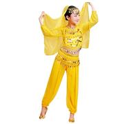 Kids Girls Indian Belly Dance Girl Costume Halloween Performance Sets New Born Close Girl