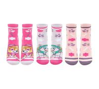 Kids Girls Socks Pack Of 3 Paw Patrol Socks Officially Licensed Comfortable - Socks Pawpatrol 02 3 Pack 1-2 Years