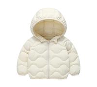 Kids Girls Winter Long Padded Coat Padded Parka Jacket Unisex Warm Waterproof Jackets Snow Coat Windproof Puffer Coats Hoody Youths Showerproof School Outwear for Age 2-12 Years