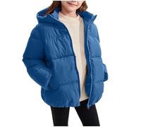Kids Girls Winter Padded Coat Unisex Padded Parka Jacket Waterproof & Insulated Snow Coat Warm Waterproof Jackets Windproof Puffer Coats Hoody Youths Showerproof School Outwear Snowboarding & Skiing