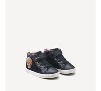 Kids Gisli Breathable High Top Trainers Navy Blue