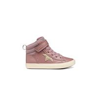 Kids Gisli Breathable High Top Trainers Pink