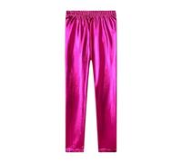 Kids' Glitter Sequin Trousers Lightweight Poly-Cotton Smooth Sequins Elastic Waist Leggings Pants for Halloween Christmas & Dance Recitals Easy Movement