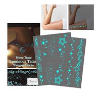 Kids Glitter Stickers Kit,Glitter Makeup Stickers - Gentle Cosmetic Patches Long Lasting Design for Women Arms Shoulders Ankles Parties Stage Performance