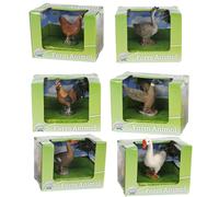 Kid's Globe Assorted Farm Animals - Duck, Chicken, or Goose | 6 cm Figurine
