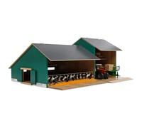 Kids Farming Stable Tractor Machinery Toy Model Shed 1:32 Scale 55x72x32