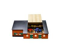 Kids Globe Assembled Farmhouse With Stable Wood 1:32 Scale Christmas Gift 610111