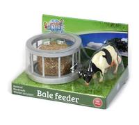 Kidsglobe Cattle Feeder Set with Bale and Cow 1:32