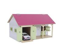 Kids Globe Horse Stable with 2 Boxes and Storage Pink Children Toy Playset
