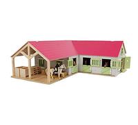 Kids Globe Horse Stable 1:24 Pink Kids Children Playset Toy Horse Accessory