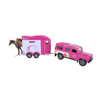 Kids Globe Land Rover with trailer 26 cm