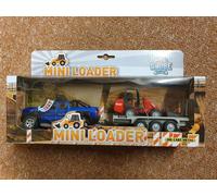 Kids Globe Mini Loader Die Cast Metal pick up truck pickup Excavator digger toy