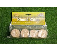 KIDS GLOBE Round Bales - Set of 4 - 1:32 Scale - V050703 - FARM TOY ACCESSORIES