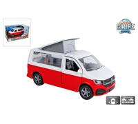 Kids Globe VW Camper Die Cast Metal Volkswagen Camper Van Vans Campervan toy RED
