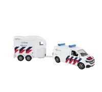 Kids Globe VW Transporter Police with Cheval Liberte Horse Trailer NL Who-Cast PB 28.5 cm