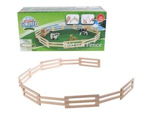 Kid's Globe Wooden Corral Fence 132cm - Scale 1/32