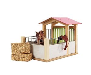 Kids Globe Wooden Playhouse Horse Box, Pink, Medium (Ex ccessories)