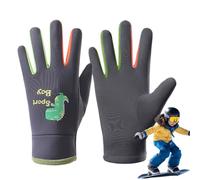 Kids Gloves Winter | Glow in the Dark Biking Warming Suppplies,Children Skiing Gloves,for Teens Cycling Biking Snow Play Scooter Balance Bike Playground Snowboarding Skiing Running